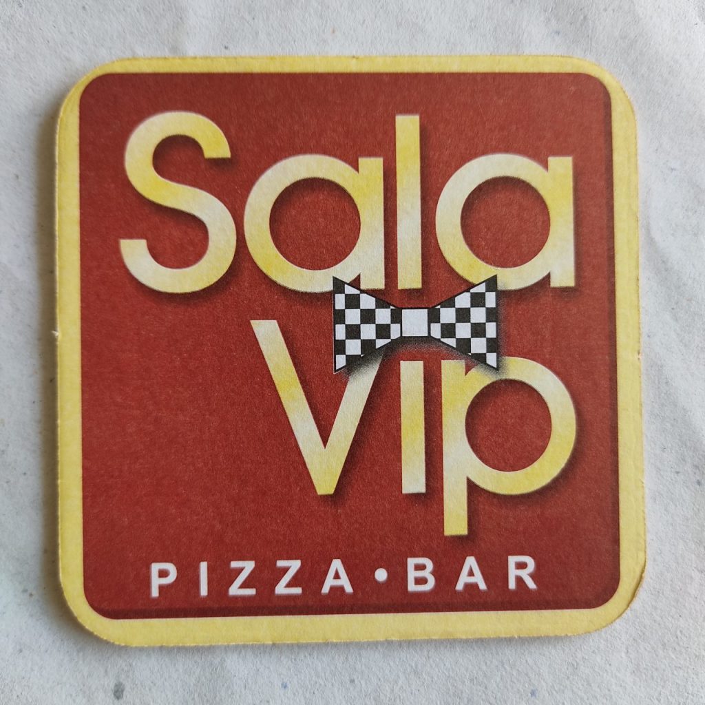 Bolacha de Chopp Nacional - Sala Vip Pizza Bar - Bar do Nico - Ipiranga/SP