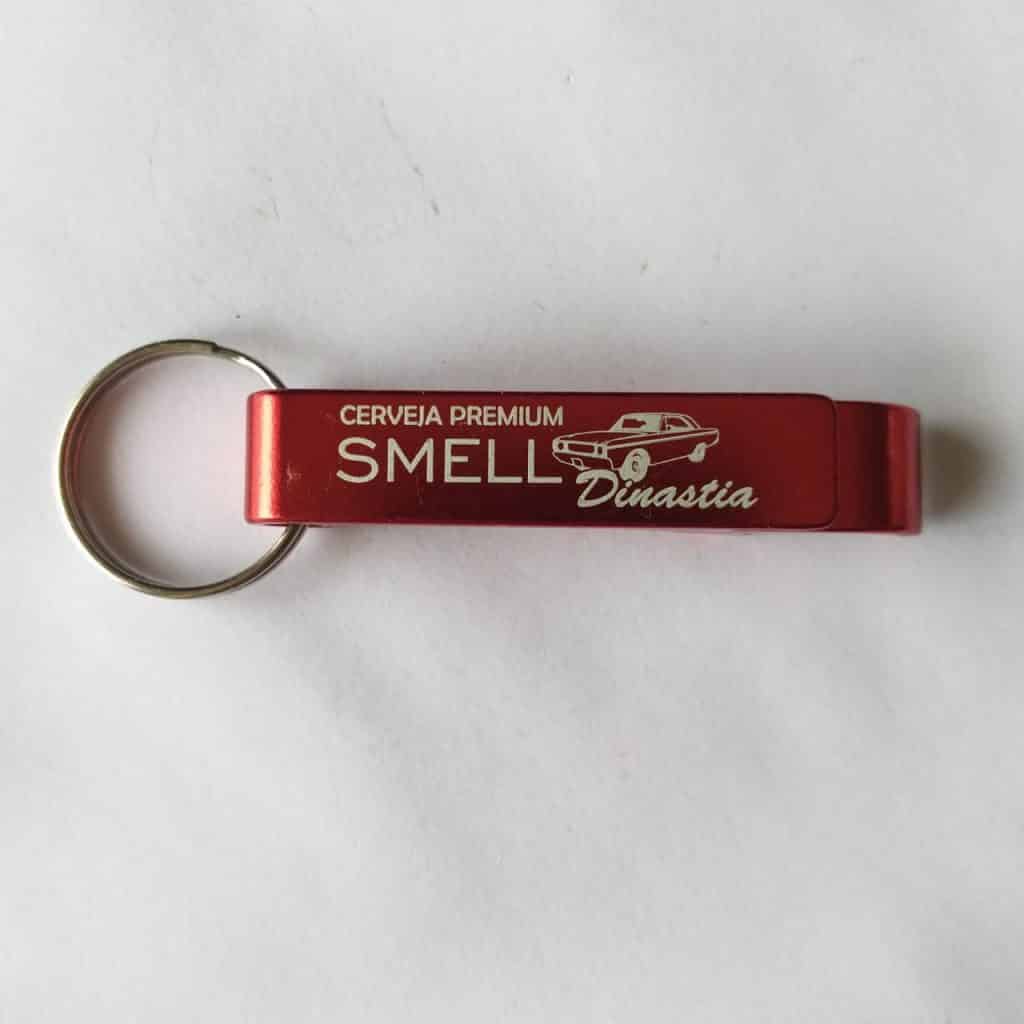 Chaveiro de Metal - Chaveiro Abridor - Cervejaria Premium Smell Dinastia - Belo Horizonte/MG