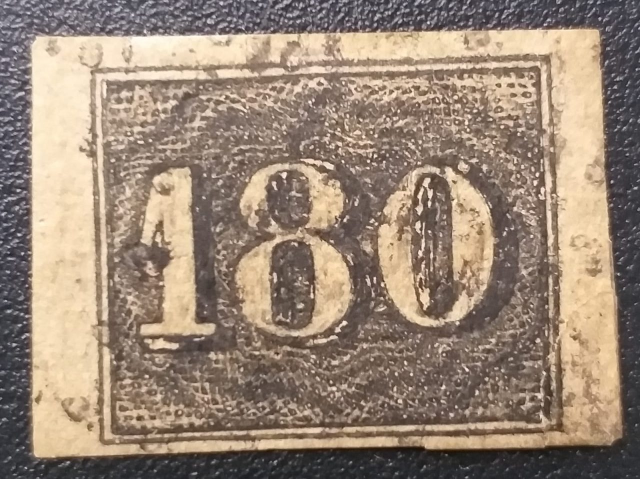 | Casa do Colecionador Regulares - RHM 016 (Usado) Verticais - Olho de Cabra - 180 Réis - 01/01/1850 (Selos do Império)