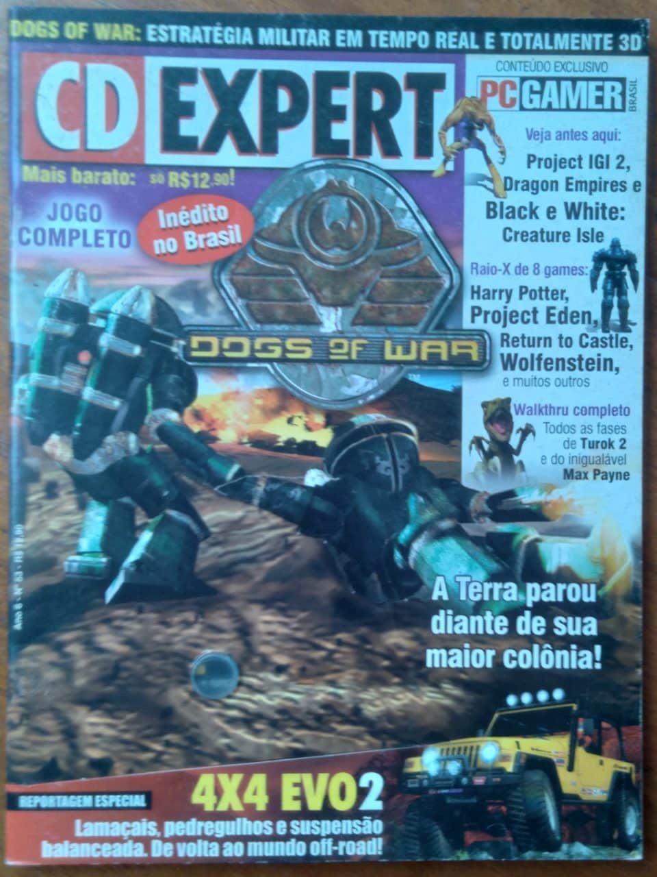 | Casa do Colecionador Revista CD Expert 53 / Dogs of War / Tom Clancy Project Eden.