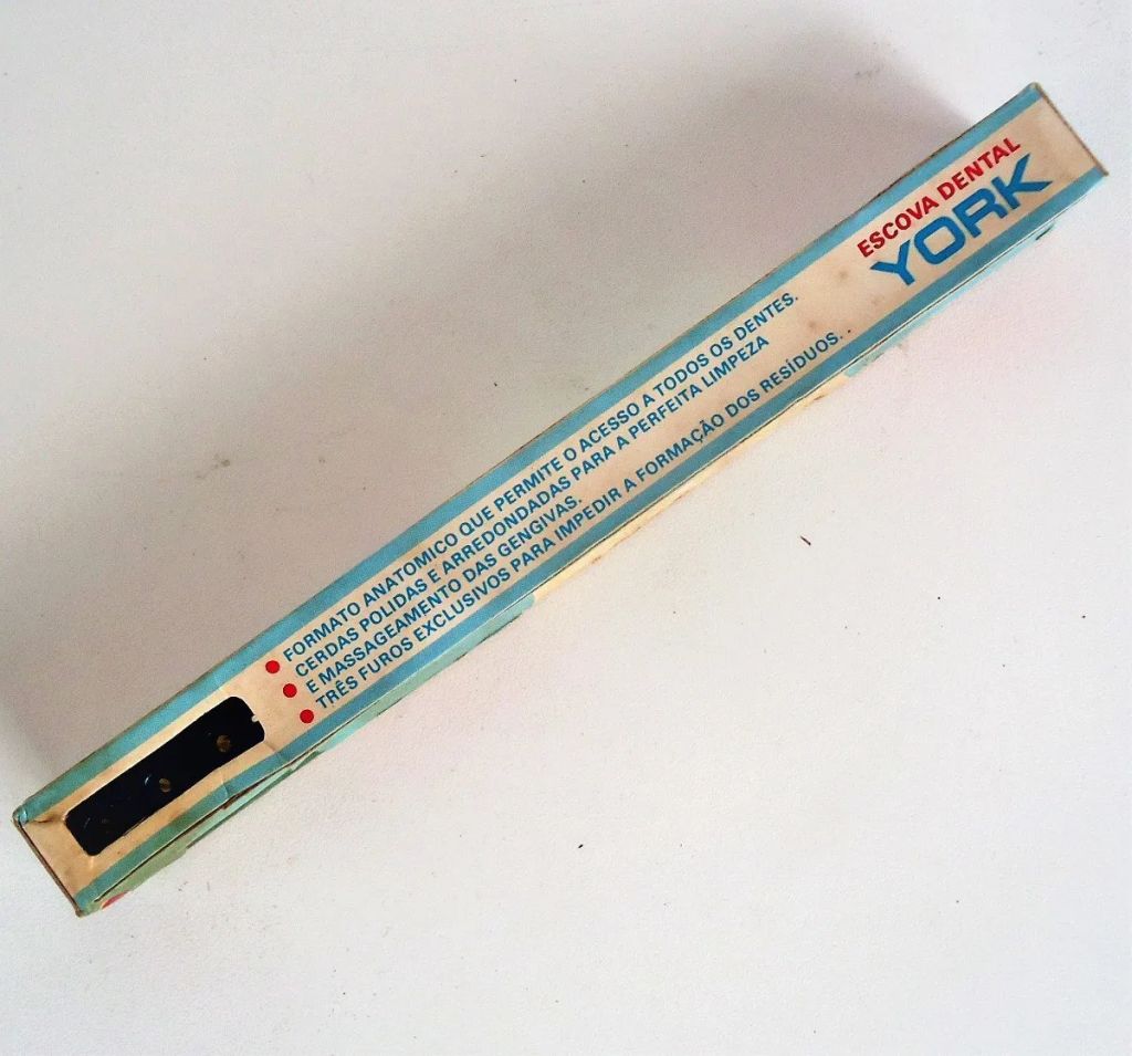 | Casa do Colecionador Antiga Escova De Dentes York - Anos 80 - Memorabilia