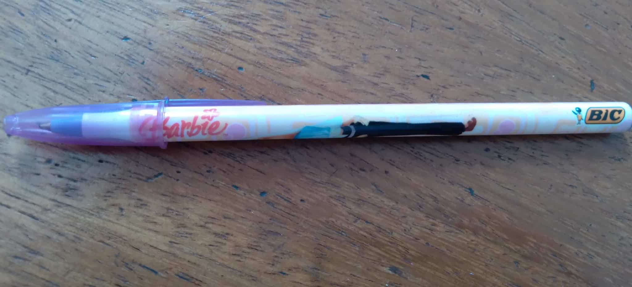| Casa do Colecionador Caneta usada para colecionar Bic Mattel Barbie