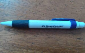 Caneta usada para colecionar / Sol Fernando game Paraguai.