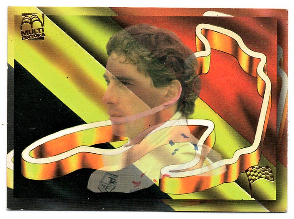 | Casa do Colecionador Card Multi Editora Ayrton Senna - 93 - SPA Francorchamps - 1994