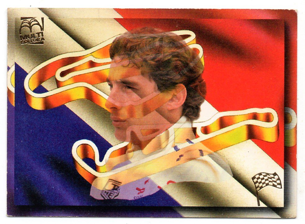 | Casa do Colecionador Card Multi Editora Ayrton Senna - 99 - Paul Ricard - Magny-Cours - 1994