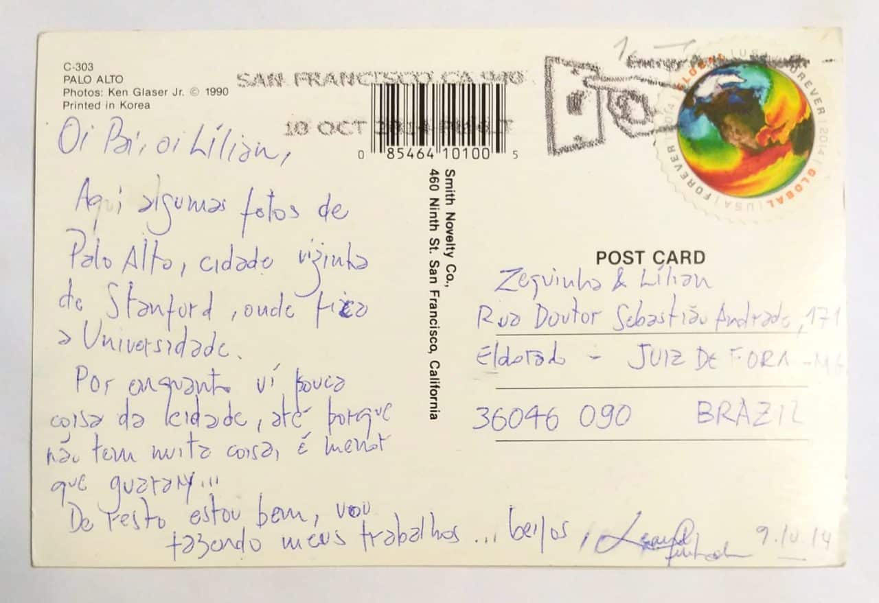 | Casa do Colecionador Cartão Postal Estrangeiro - Estados Unidos (Califórnia) Palo Alto