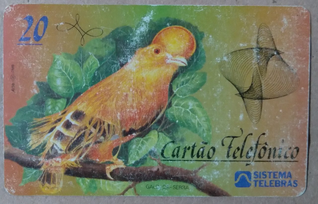 | Casa do Colecionador Ct Brasil Telebrás 01 1992 / Galo da Serra