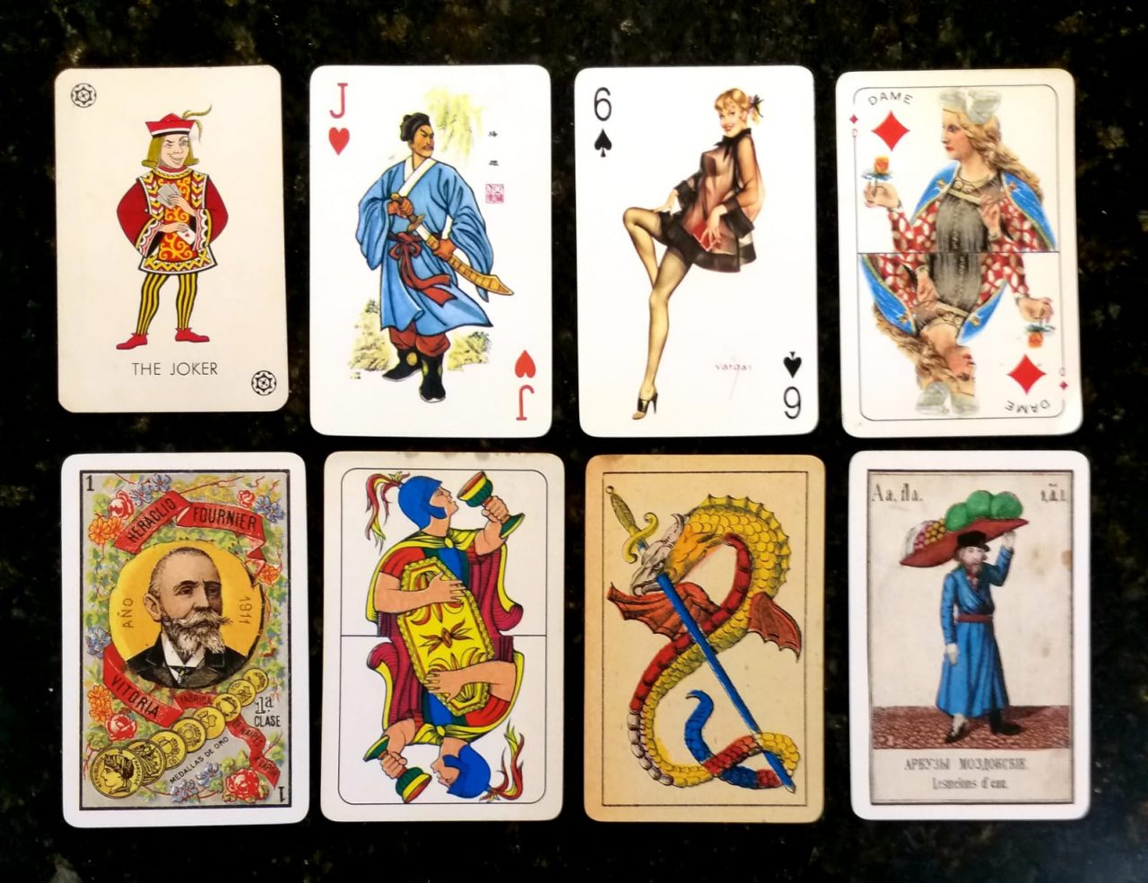 | Casa do Colecionador Lote de Bonitas Cartas Avulsas de Baralho/Tarot