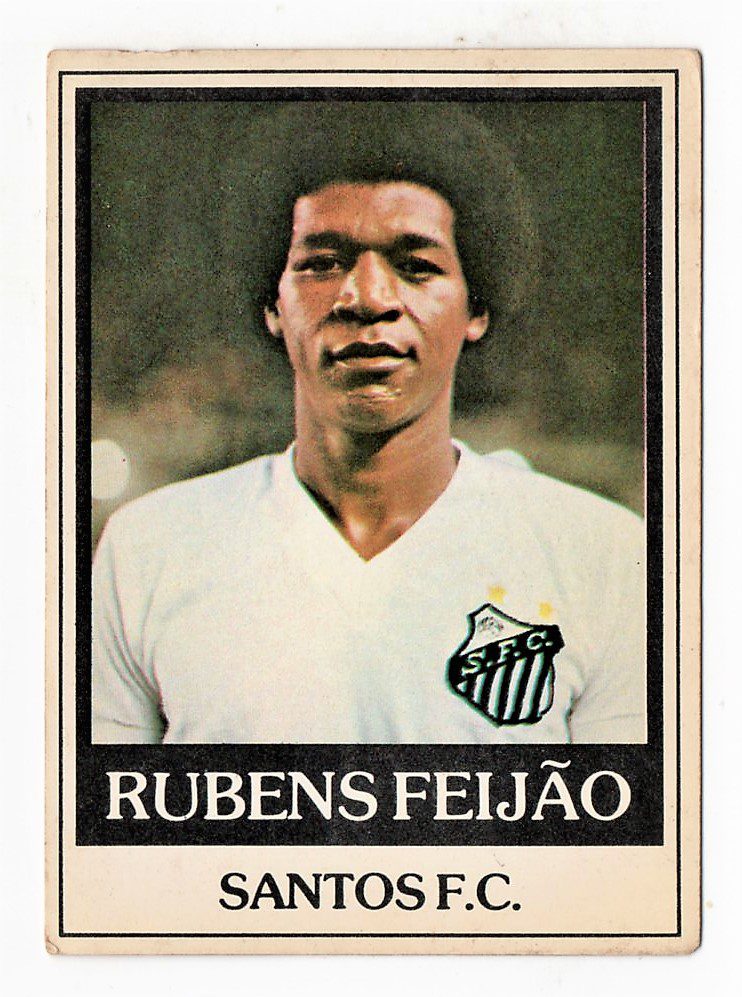 | Casa do Colecionador Ping Pong Futebol Cards Santos Futebol Clube - Nº 91 - Rubens Feijão