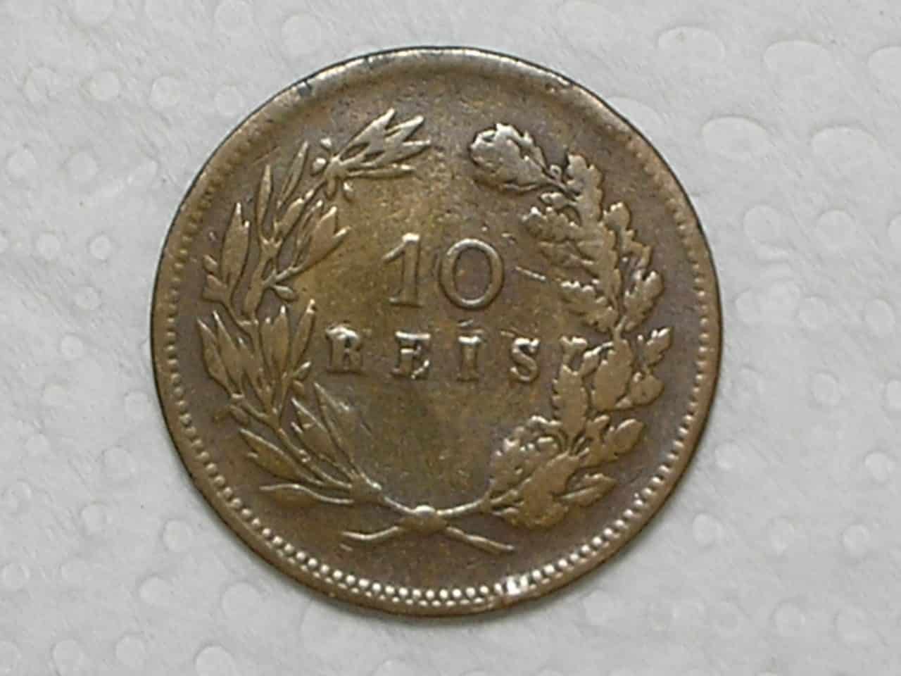 | Casa do Colecionador Portugal) 10 Réis - 1891 / Bronze / box18.3
