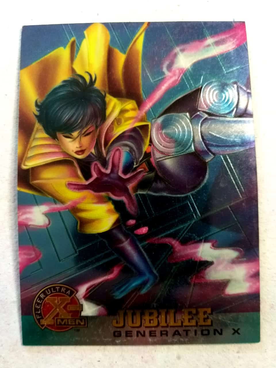 | Casa do Colecionador Card Metalizado - Fleer Ultra X-Men Nº 32 - Jubilee - 1995