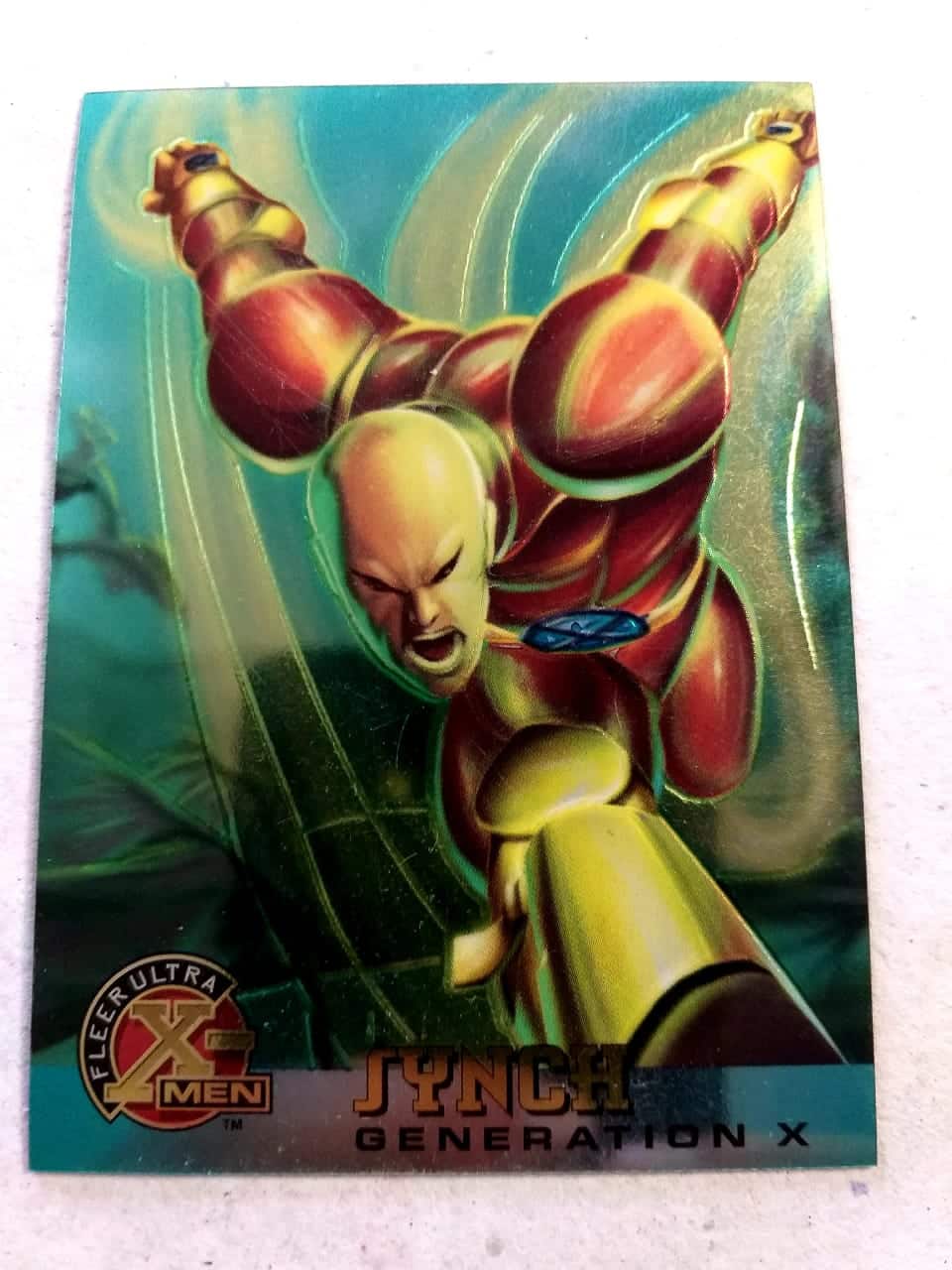 | Casa do Colecionador Card Metalizado - Fleer Ultra X-Men Nº 37 - Synch - 1995