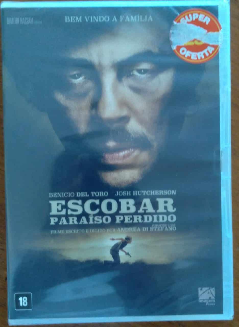 | Casa do Colecionador Dvd Imagem Escobar Paraíso perdido / Novo dublado.