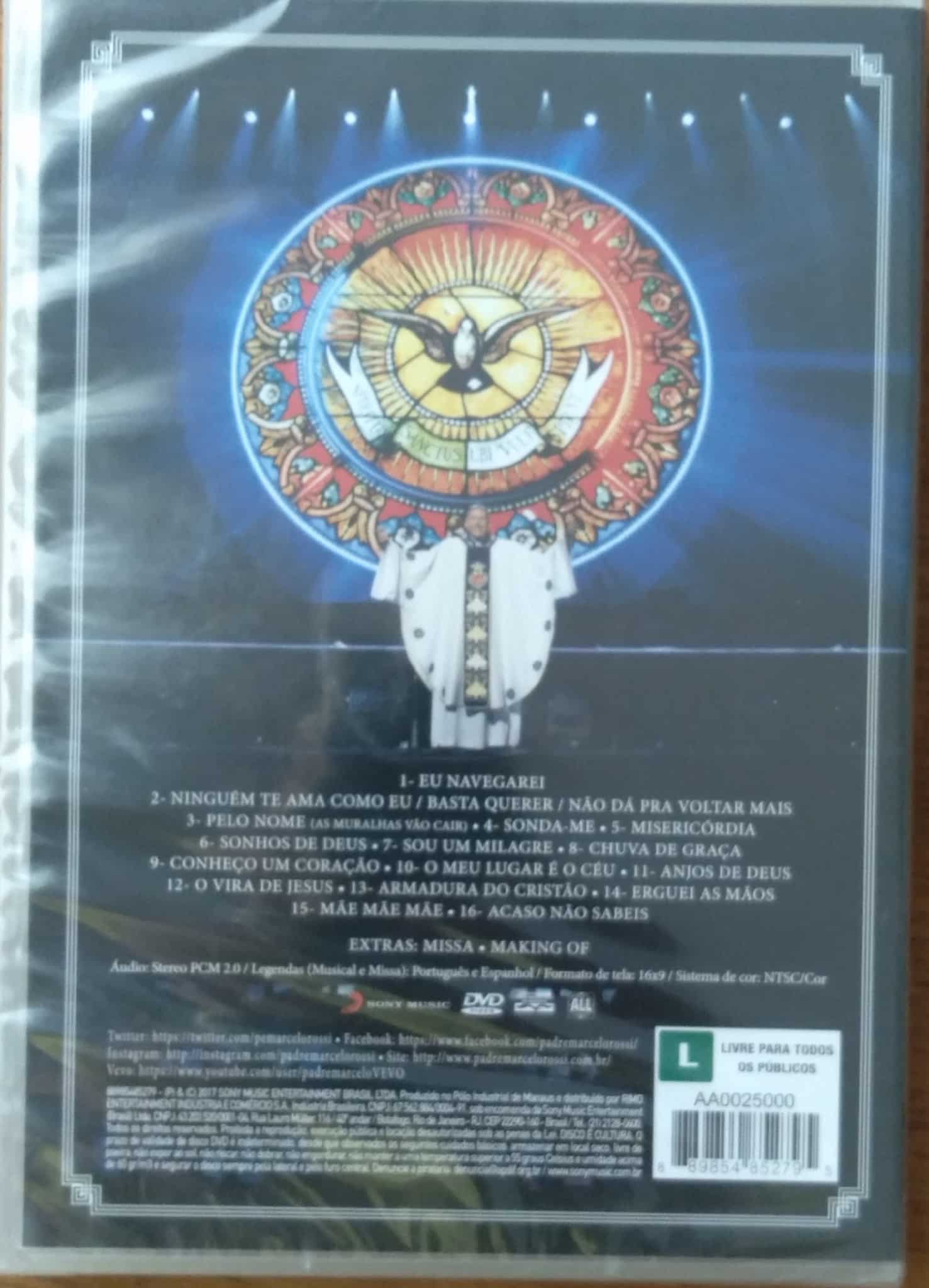| Casa do Colecionador Dvd Sony Music Padre Marcelo Rossi / Imaculada aoVivo.