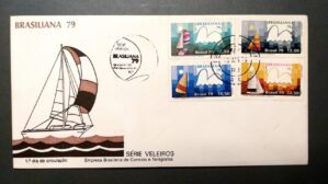 Envelope FDC (1º Dia de Circulação) RHM FDC-173 com Carimbo CBC + 1º Dia - Série Veleiros - 18/04/1979