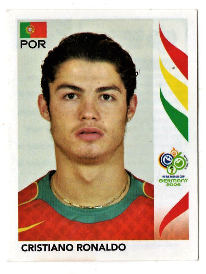 | Casa do Colecionador Figurinha – Album Copa do Mundo Alemanha 2006 – Cristiano Ronaldo – Nº 298