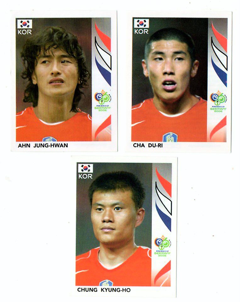 | Casa do Colecionador Figurinha – Album Copa do Mundo Alemanha 2006 – Time da Coreia - Valor Unitario