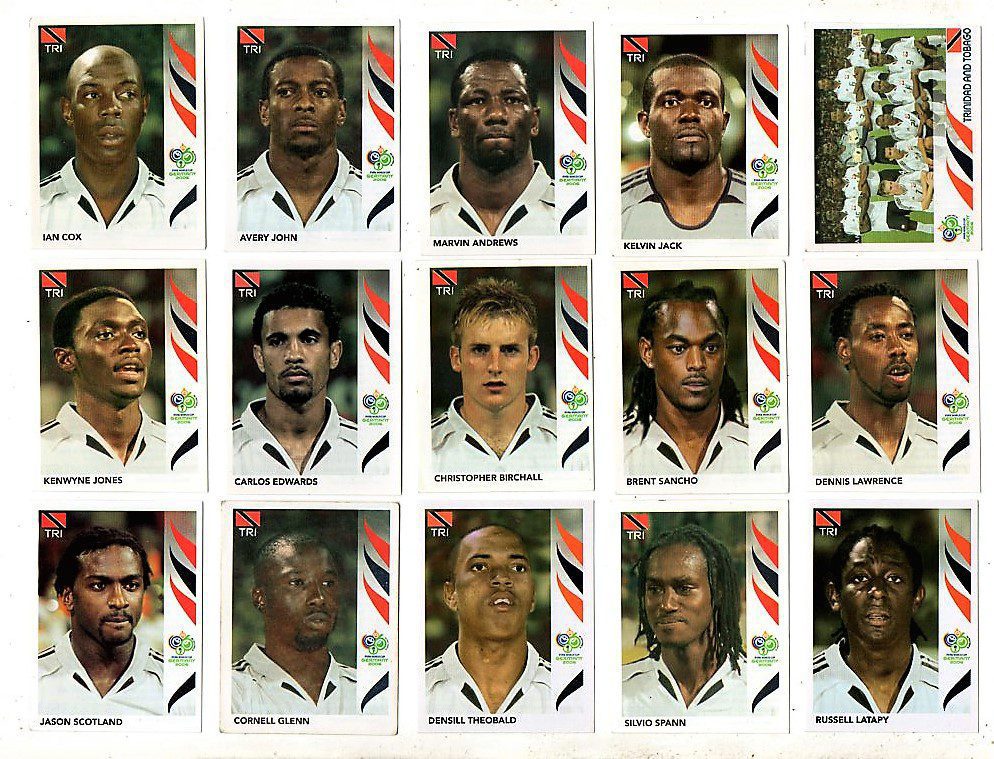 | Casa do Colecionador Figurinha – Album Copa do Mundo Alemanha 2006 – Time de Trinidad e Tobago - Valor Unitario
