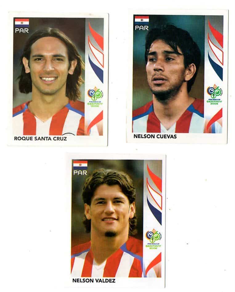 | Casa do Colecionador Figurinha – Album Copa do Mundo Alemanha 2006 – Time do Paraguai - Valor Unitario