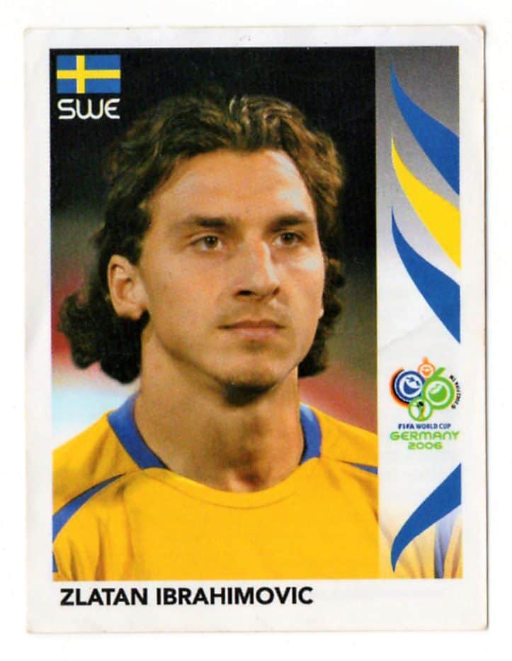 | Casa do Colecionador Figurinha - Album Copa do Mundo Alemanha 2006 - Zlatan Ibrahimovic - Nº 166