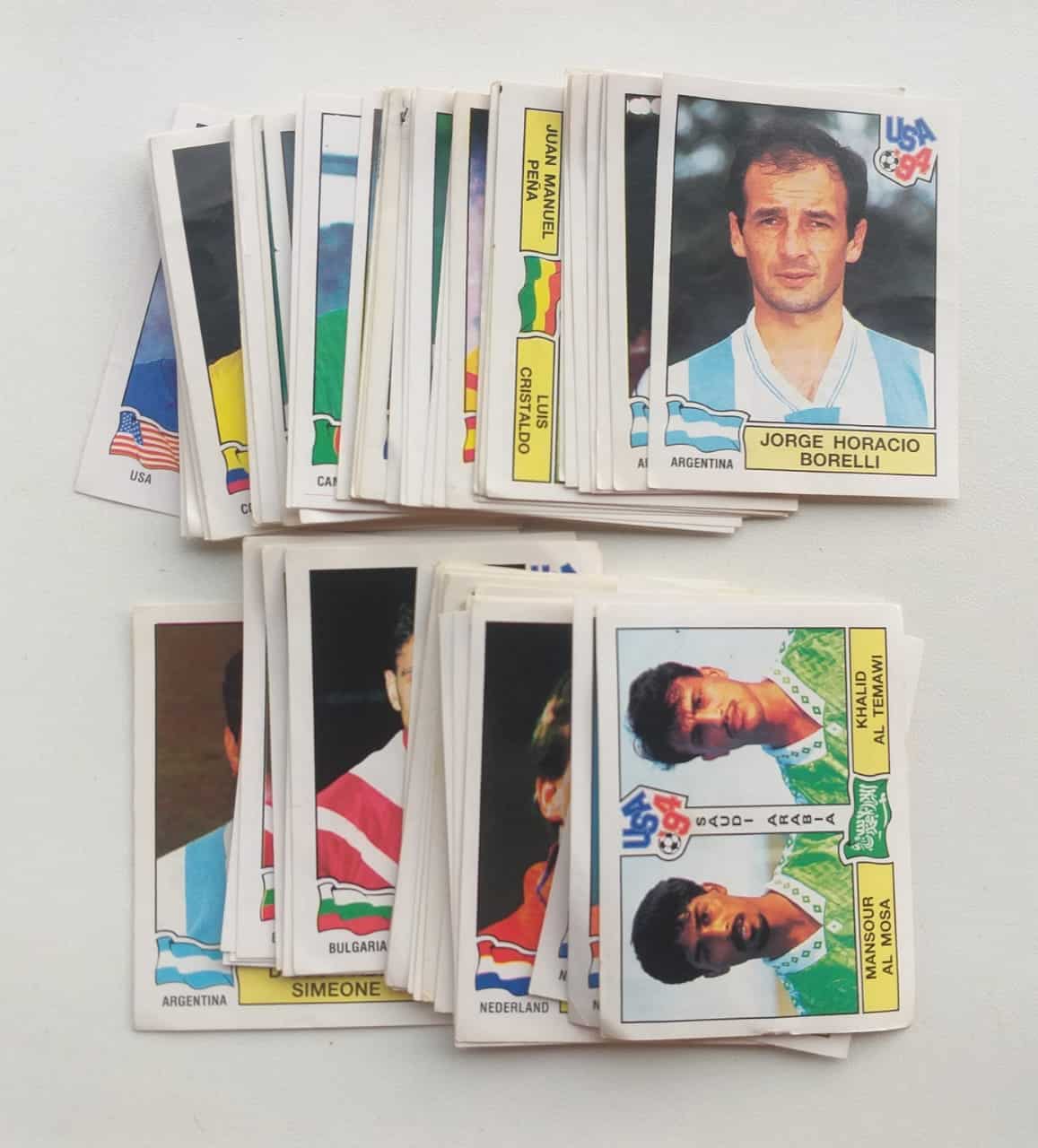 | Casa do Colecionador Figurinhas do Álbum Campeonato Mundial de Futebol 94 (Copa do Mundo 1994) Jogadores - Valor Unitário