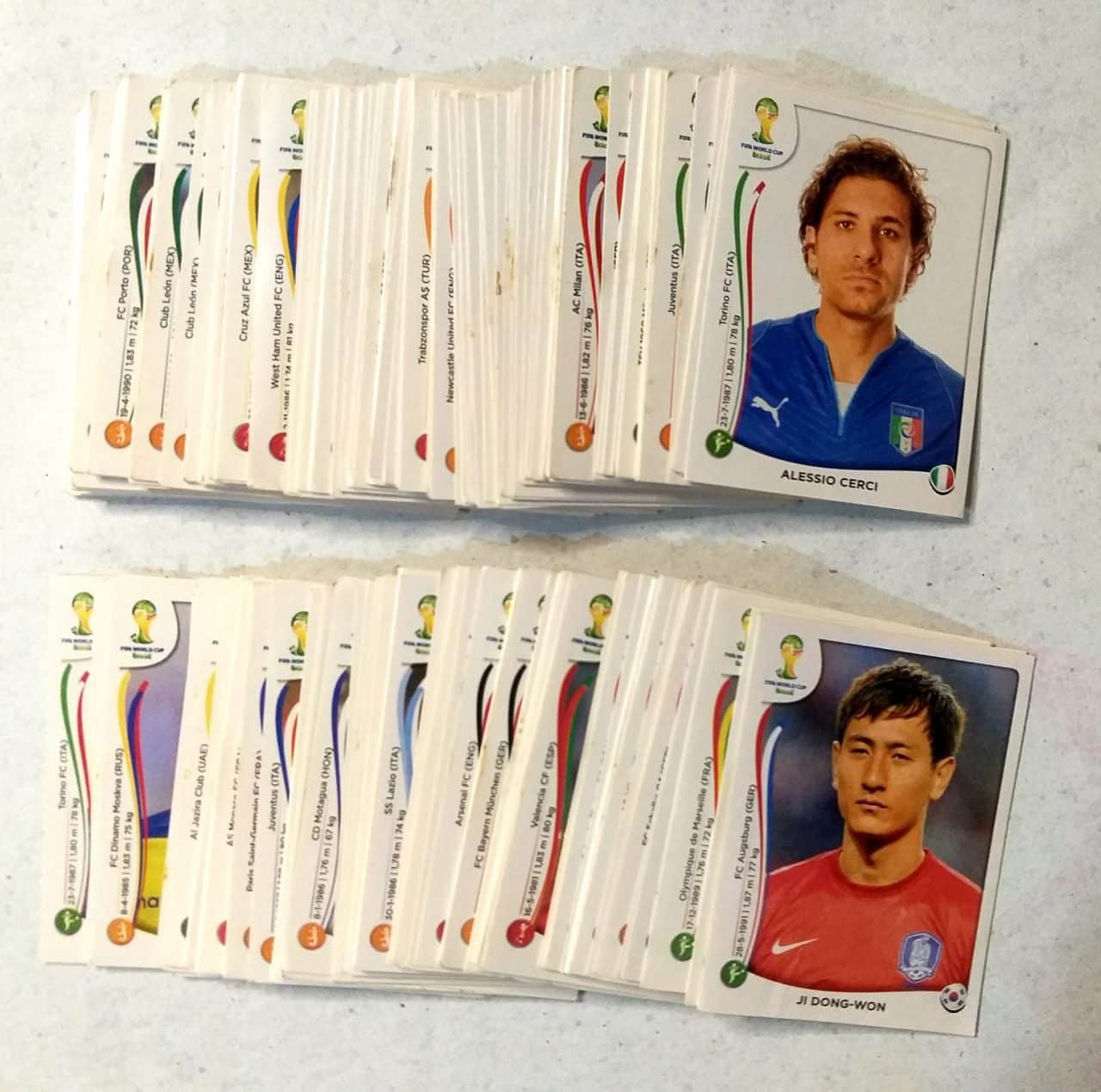 | Casa do Colecionador Figurinhas do Álbum Copa do Mundo 2014 - Jogadores (Valor Unitário)