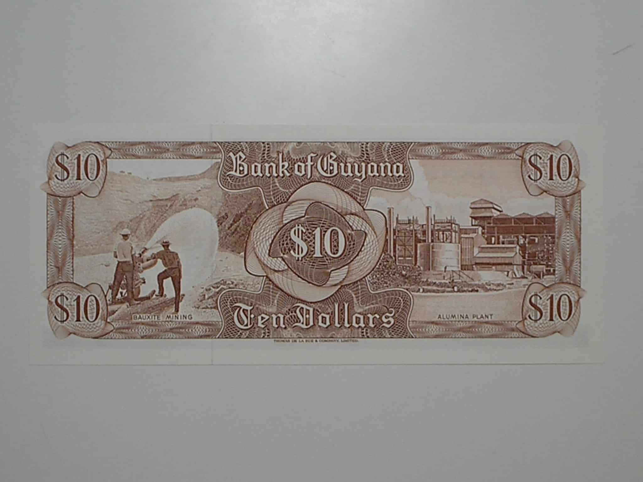 | Casa do Colecionador Guyana) 10 Dollars - 1992 / Flor de Estampa / ce04