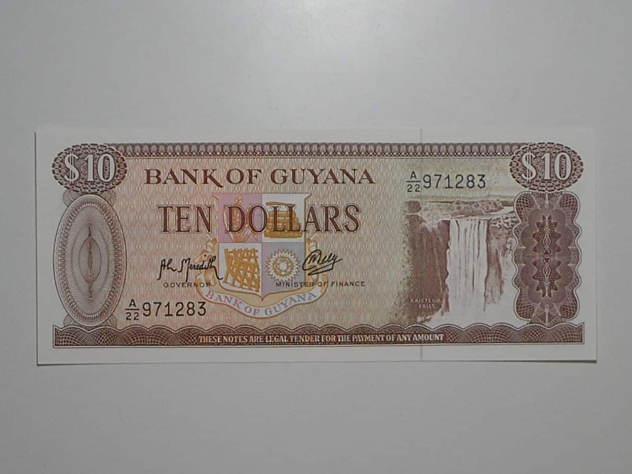 | Casa do Colecionador Guyana) 10 Dollars - 1992 / Flor de Estampa / ce04