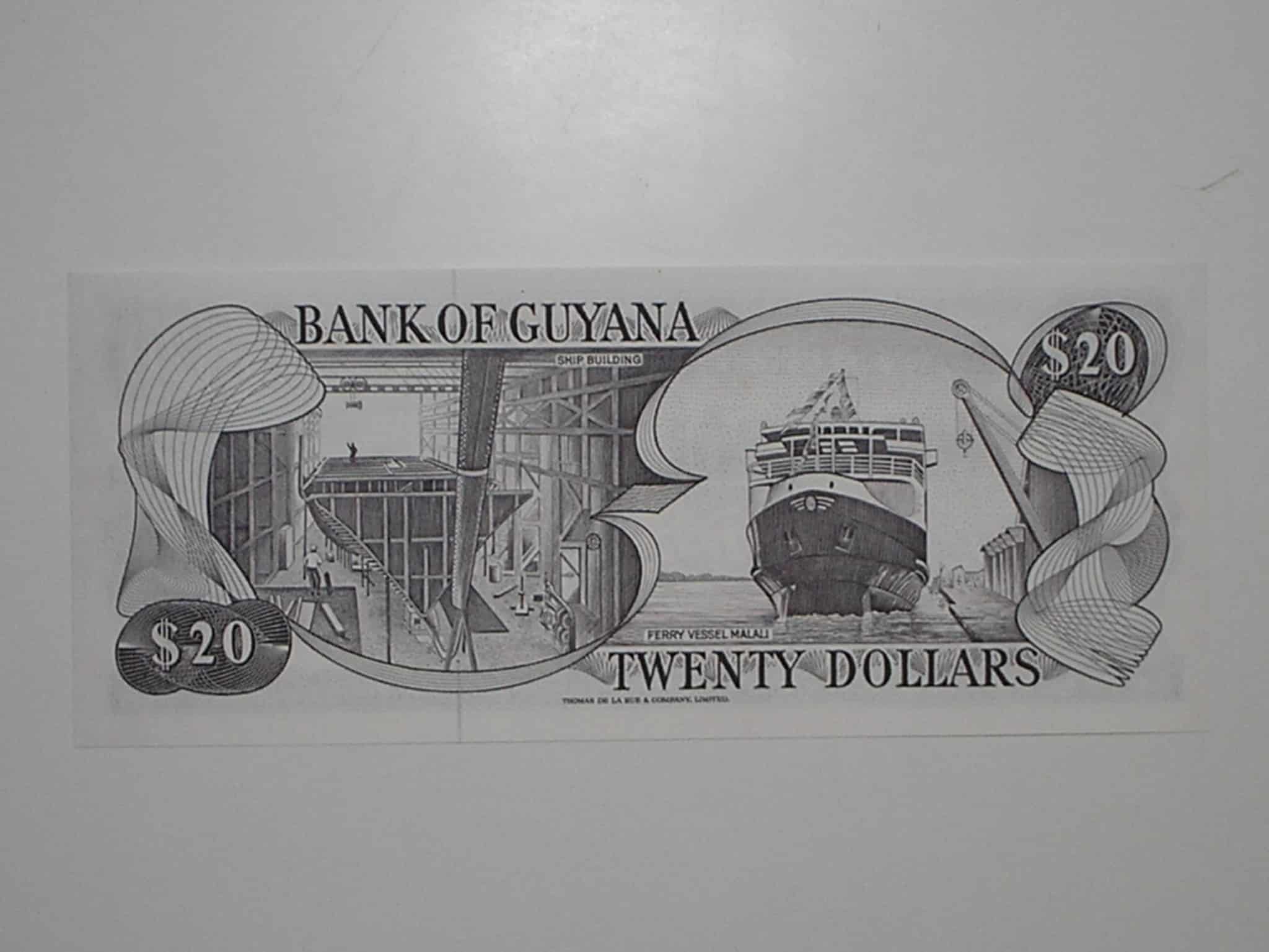 | Casa do Colecionador Guyana) 20 Dollars - 1992 / Flor de Estampa / 802190 / ce04