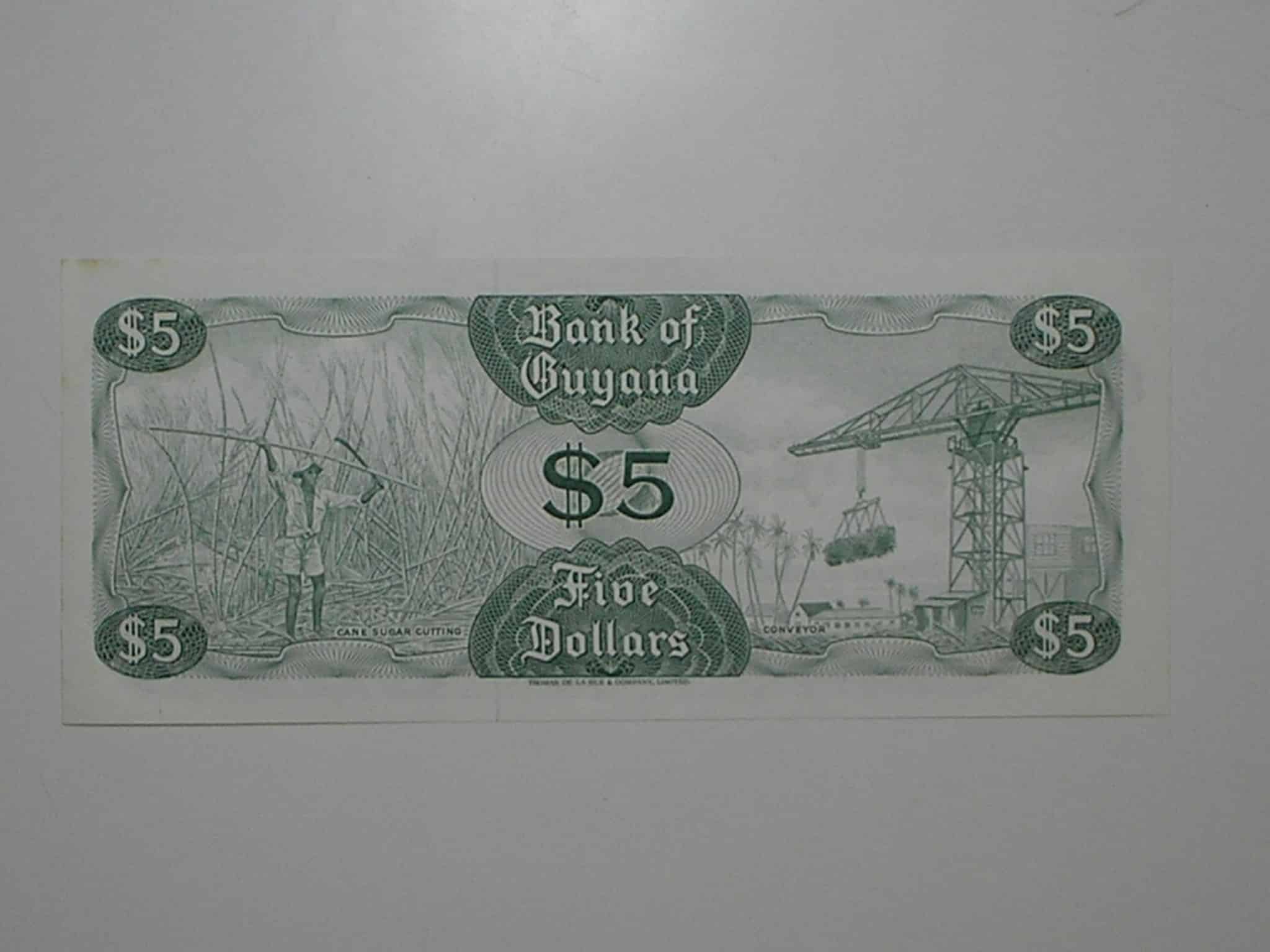 | Casa do Colecionador Guyana) 5 Dollars - 1992 / Flor de Estampa / 425708 / ce04