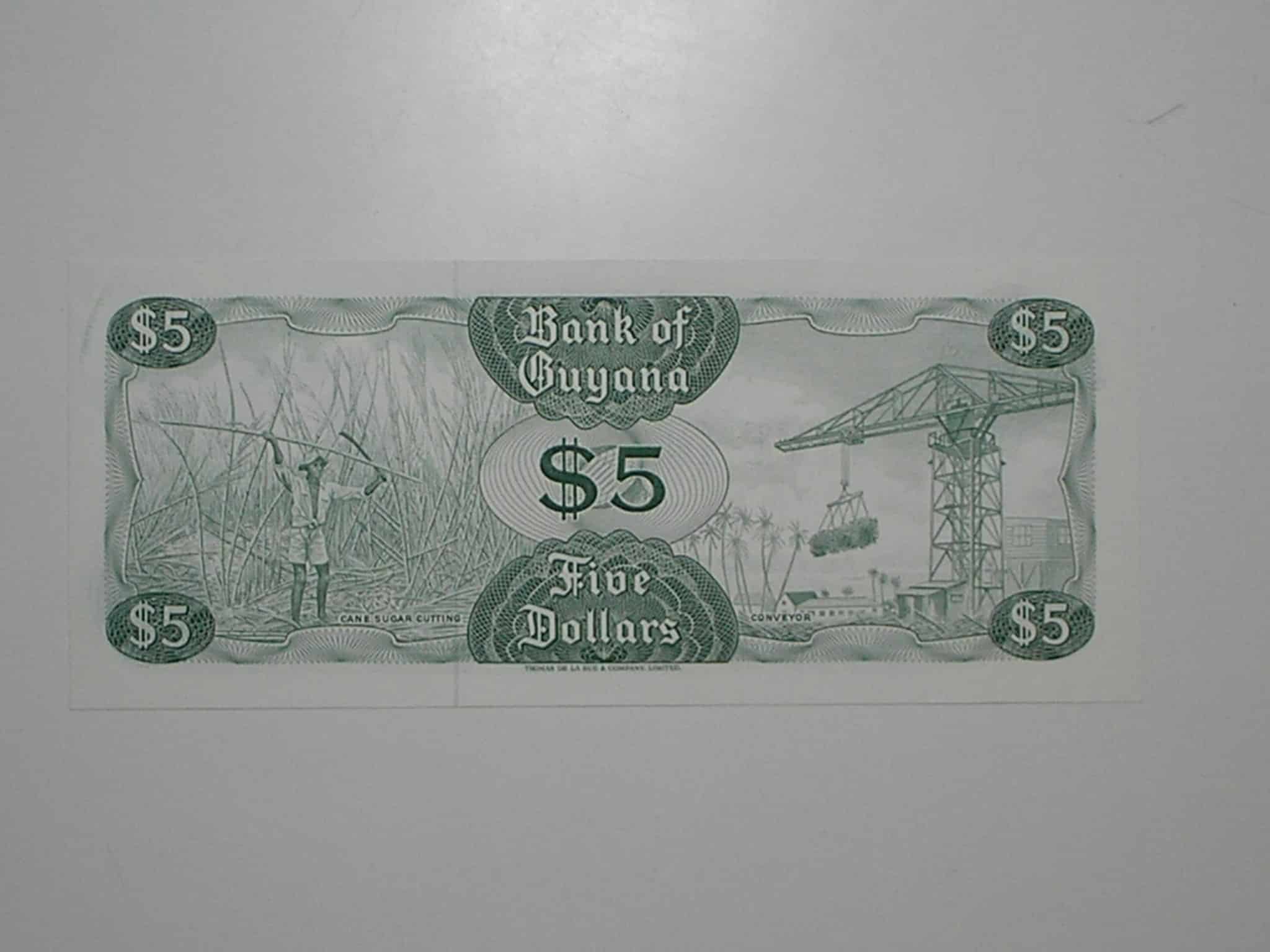 | Casa do Colecionador Guyana) 5 Dollars - 1992 / Flor de Estampa / 462200 / ce04