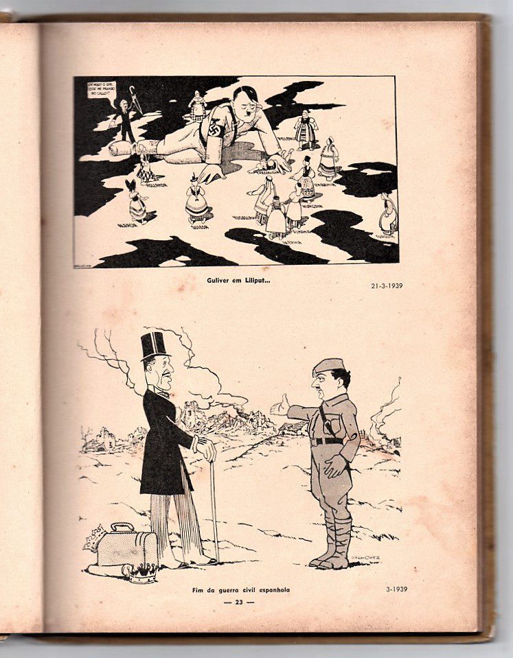 | Casa do Colecionador Livro Caricatura dos Tempos - Belmonte - 1 Edição - 1948