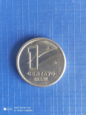 Moeda 1 Centavo Cruzado Novo - Boiadeiro 1989