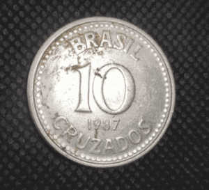 Moeda 10 Cruzados 1987 - Inox
