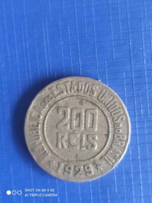 Moeda 200 Réis 1929