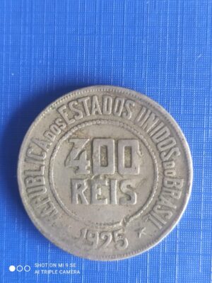 Moeda 400 Réis 1925