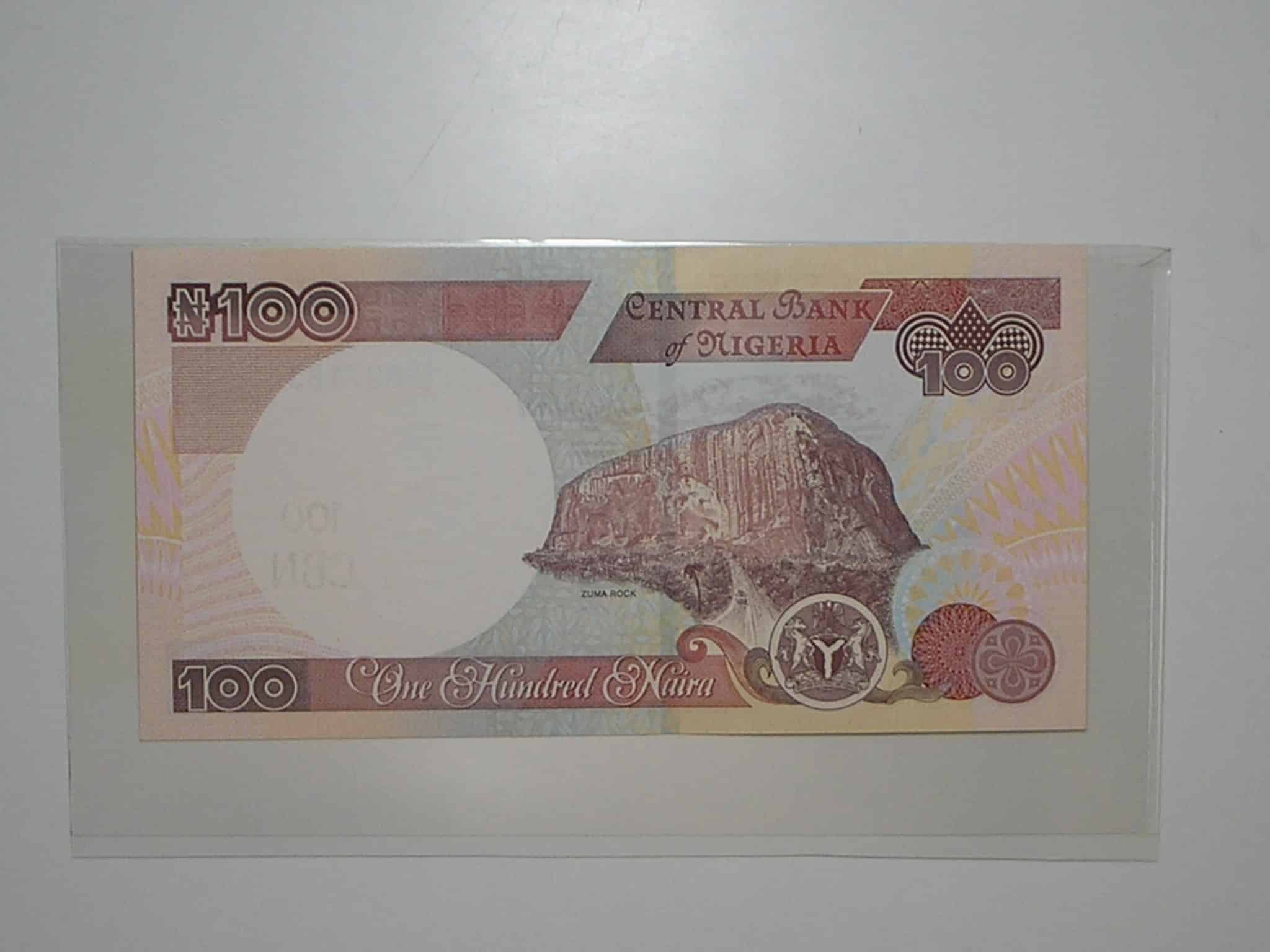 | Casa do Colecionador Nigeria) 100 Naira - 1999 / Flor de Estampa / ce04