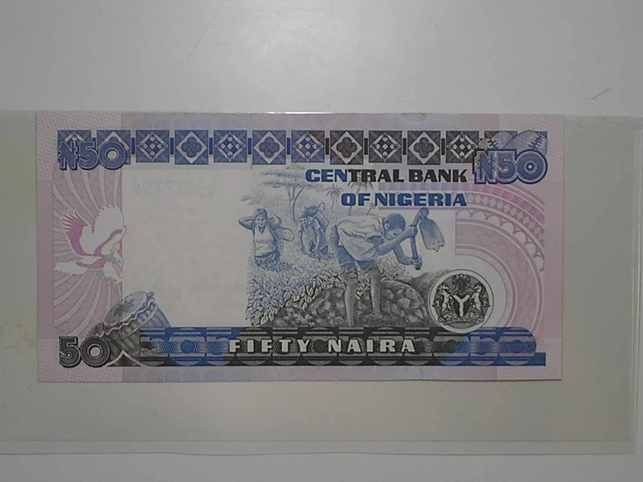 | Casa do Colecionador Nigeria) 50 Naira - 2005 / Flor de Estampa / ce04