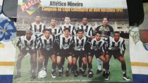 Pôster Placar Atlético MG Campeão da Copa Centenário de Belo Horizonte 1997