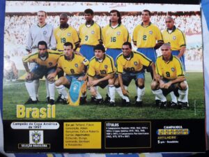 Pôster Placar – Brasil campeão da Copa América 1997