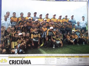 Pôster Placar – Criciúma campeão brasileiro Série B 2002
