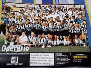 Pôster Placar – Operário campeão sul mato-grossense 1997