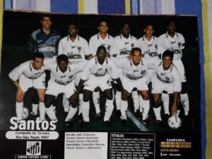 Pôster Placar – Santos campeão do Rio-São Paulo 1997