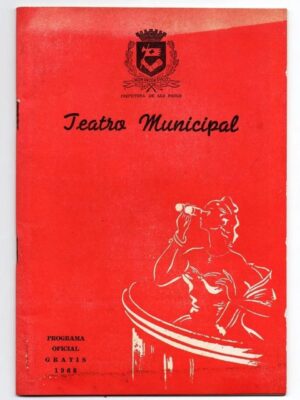 Programa Teatro Municipal São Paulo - Temporada Lirica 1968