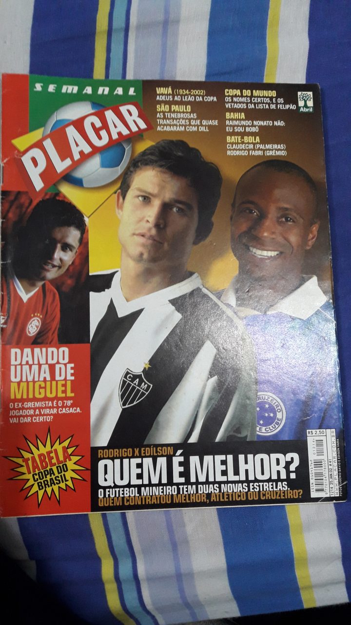| Casa do Colecionador Revista Placar Semanal – 25/01/2002