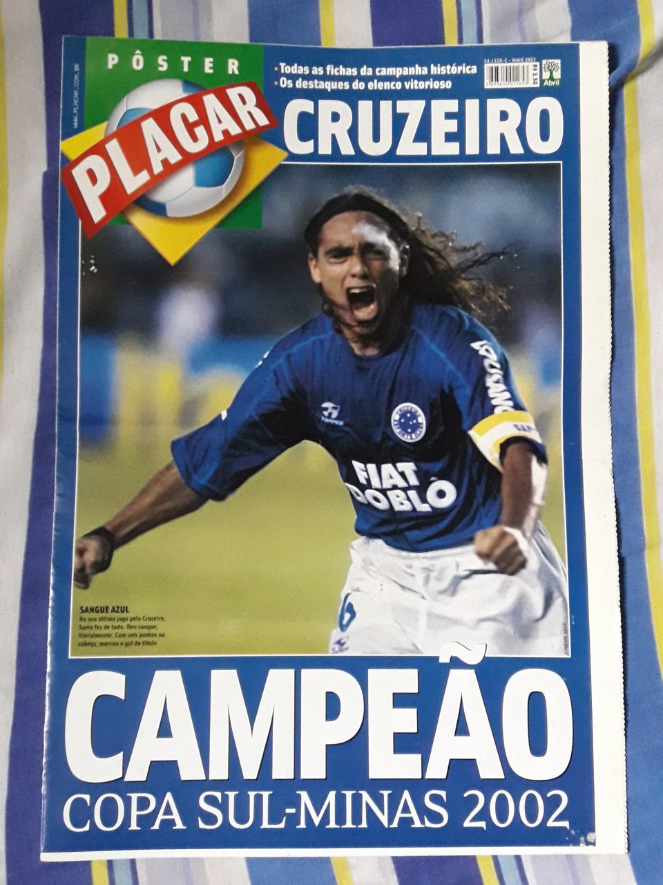 Revista Pôster Placar – Cruzeiro campeão da Copa Sul-Minas 2002