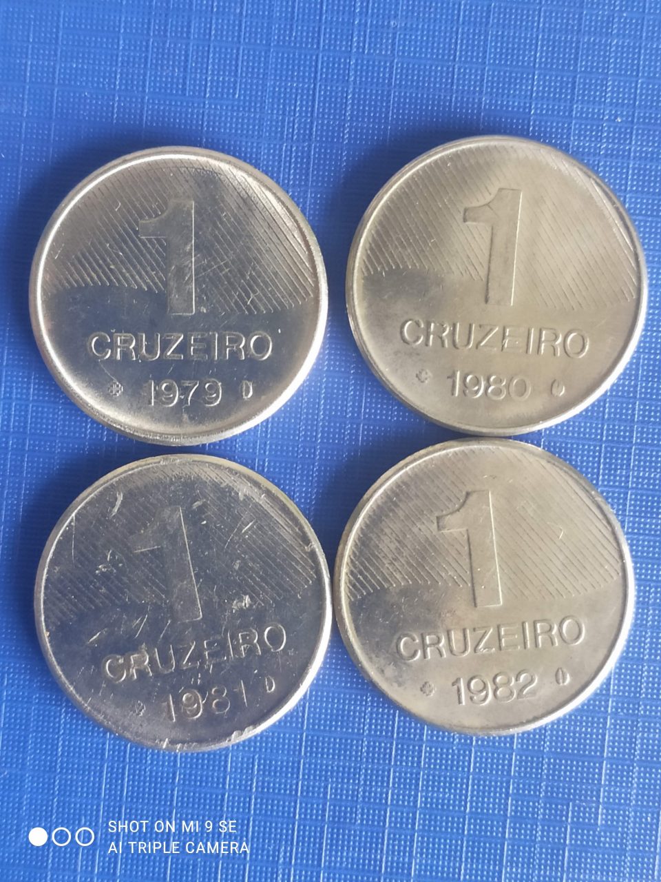 | Casa do Colecionador Set de 1 Cruzeiro 1979-1980-1981-1982