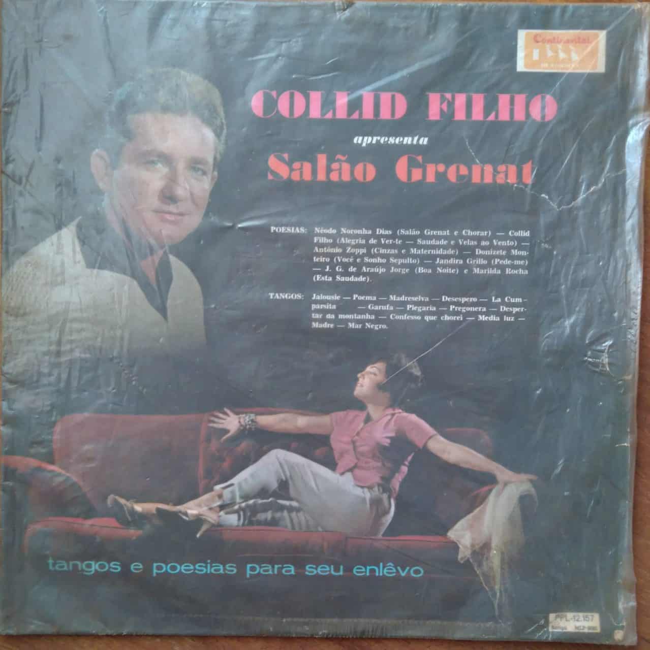 Vinil LP Continental Collid Filho apresenta Salão Grenat.