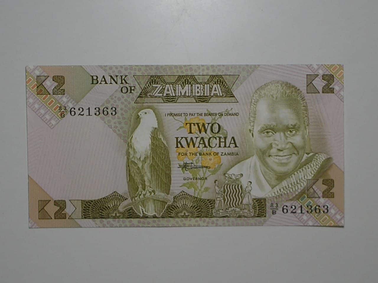 | Casa do Colecionador Zambia) 2 Kwacha - 1980 / Flor de Estampa / ce04