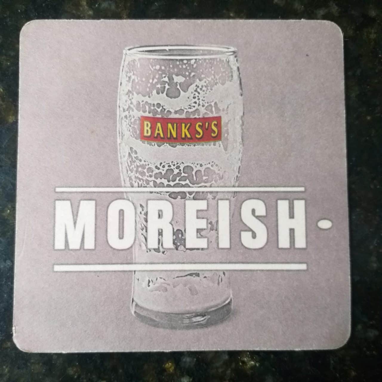 Bolacha de Chopp Estrangeira (Inglaterra) Banks's Moreish